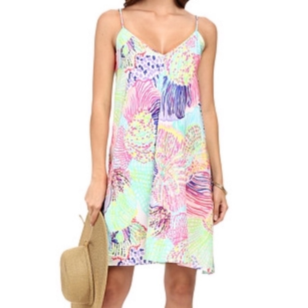 Lily Pulitzer Silk Trapeze Clara Dress